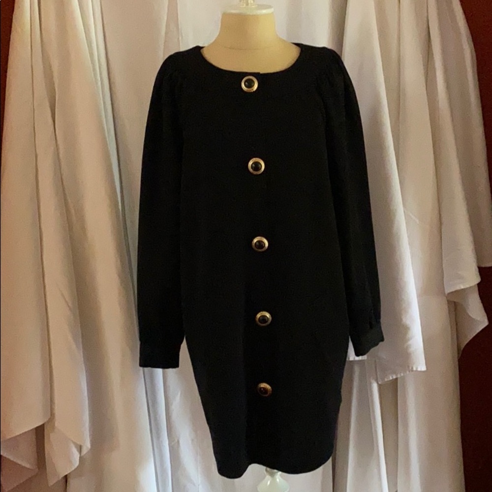 Black Andrea Jovine classic dress